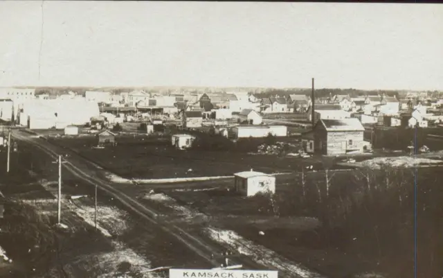 Overview of Kamsack from above